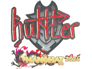 Sticker | huNter- (Glitter) | Shanghai 2024