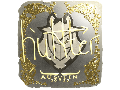 Sticker | huNter- (Gold) | Austin 2025