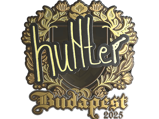 Sticker | huNter- (Gold) | Budapest 2025