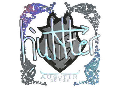 Sticker | huNter- (Holo) | Austin 2025