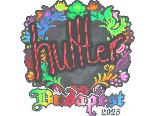 Sticker | huNter- (Holo) | Budapest 2025