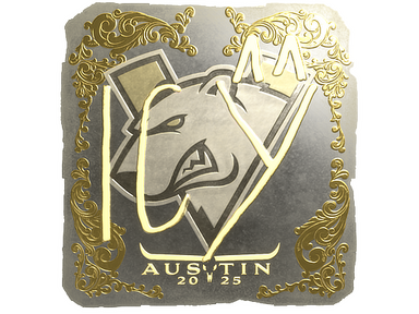 Sticker | ICY (Gold) | Austin 2025