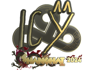 Sticker | ICY (Gold) | Shanghai 2024