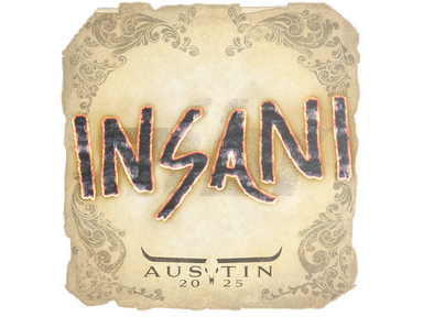 Sticker | insani | Austin 2025