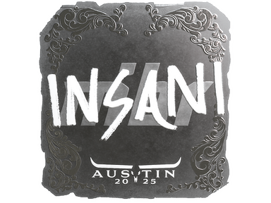 Sticker | insani (Foil) | Austin 2025