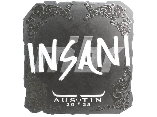 Sticker | insani (Foil) | Austin 2025