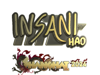 Sticker | insani (Gold) | Shanghai 2024