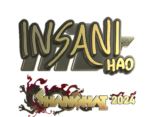 Sticker | insani (Gold) | Shanghai 2024