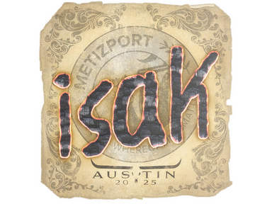 Sticker | isak | Austin 2025