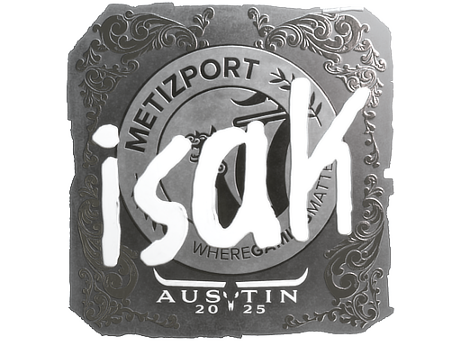 Sticker | isak (Foil) | Austin 2025