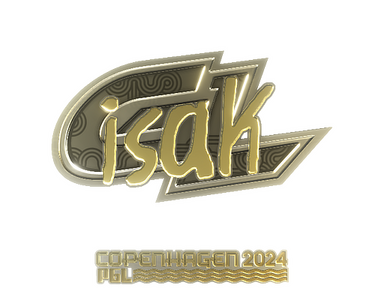 Sticker | isak (Gold) | Copenhagen 2024