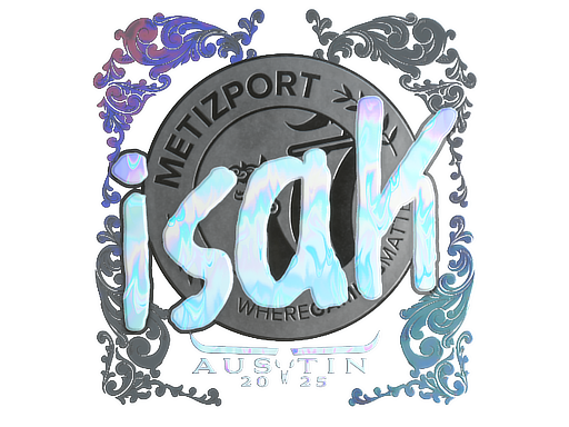 Sticker | isak (Holo) | Austin 2025