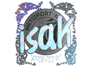 Sticker | isak (Holo) | Austin 2025