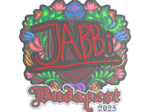 Sticker | jabbi (Embroidered) | Budapest 2025