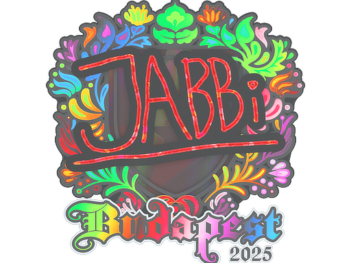 Sticker | jabbi (Holo) | Budapest 2025