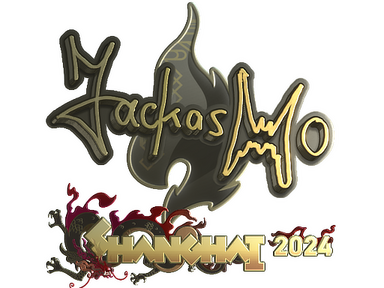 Sticker | jackasmo (Gold) | Shanghai 2024