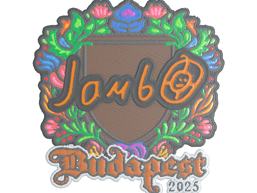 Sticker | jambo (Embroidered) | Budapest 2025