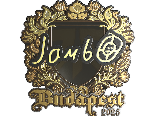 Sticker | jambo (Gold) | Budapest 2025