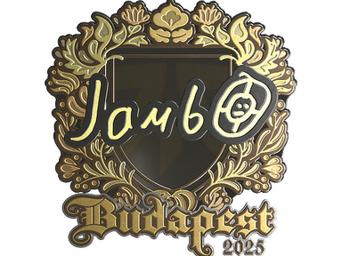Sticker | jambo (Gold) | Budapest 2025