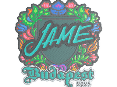Sticker | Jame (Embroidered) | Budapest 2025