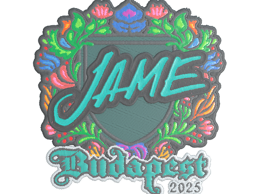 Sticker | Jame (Embroidered) | Budapest 2025