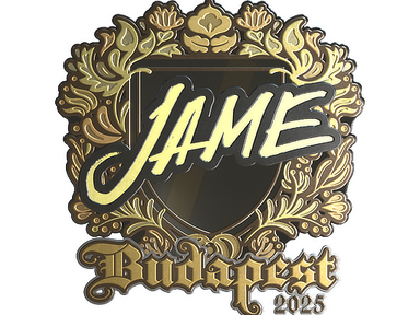 Sticker | Jame (Gold) | Budapest 2025