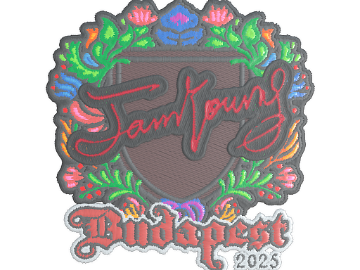 Sticker | JamYoung (Embroidered) | Budapest 2025