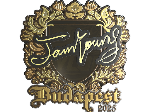 Sticker | JamYoung (Gold) | Budapest 2025