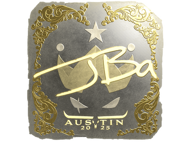 Sticker | JBa (Gold) | Austin 2025