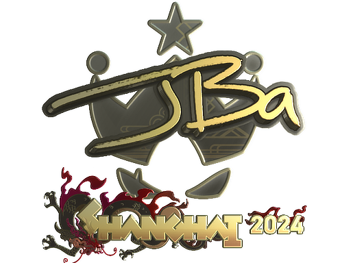 Sticker | JBa (Gold) | Shanghai 2024