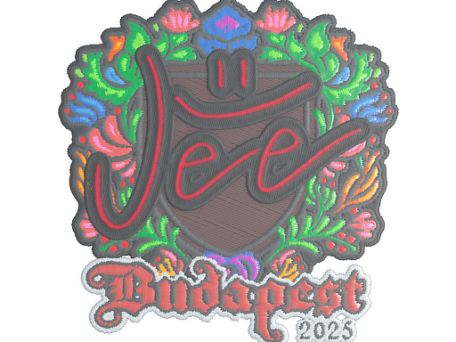 Sticker | Jee (Embroidered) | Budapest 2025
