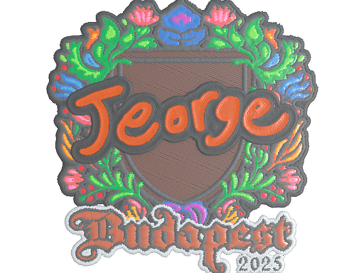 Sticker | jeorge (Embroidered) | Budapest 2025