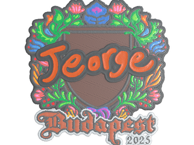 Sticker | jeorge (Embroidered) | Budapest 2025