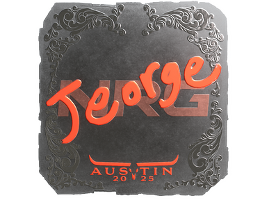 Sticker | jeorge (Foil) | Austin 2025
