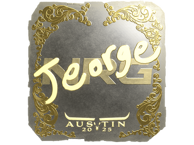 Sticker | jeorge (Gold) | Austin 2025