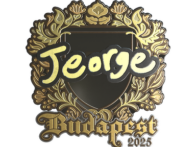 Sticker | jeorge (Gold) | Budapest 2025