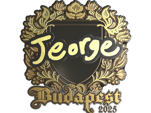 Sticker | jeorge (Gold) | Budapest 2025
