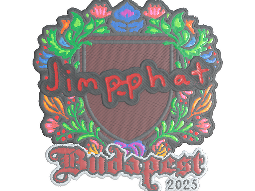 Sticker | Jimpphat (Embroidered) | Budapest 2025