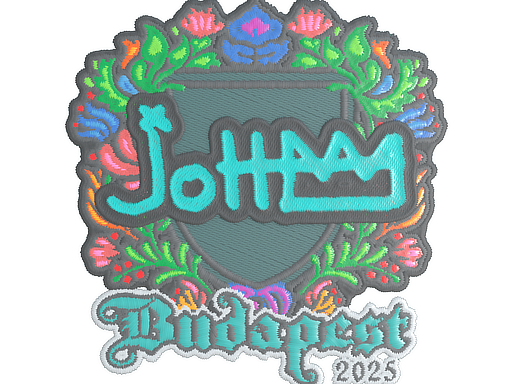 Sticker | jottAAA (Embroidered) | Budapest 2025