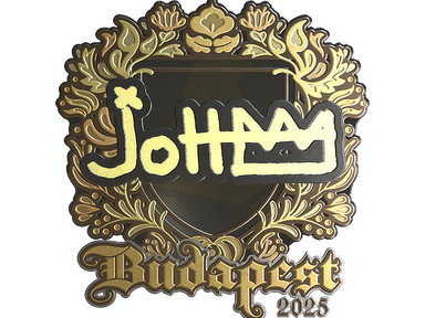 Sticker | jottAAA (Gold) | Budapest 2025