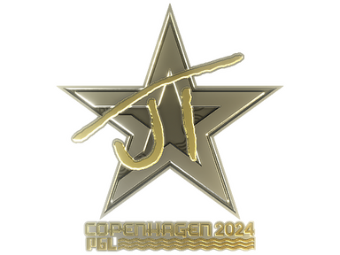 Sticker | JT (Gold) | Copenhagen 2024