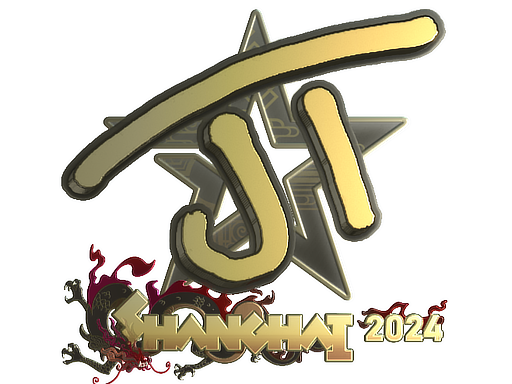 Sticker | JT (Gold) | Shanghai 2024