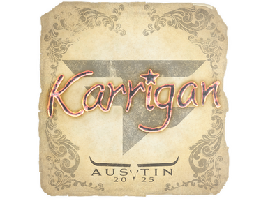 Sticker | karrigan | Austin 2025