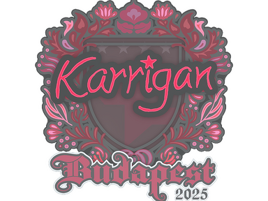 Sticker | karrigan | Budapest 2025