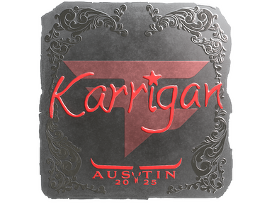 Sticker | karrigan (Foil) | Austin 2025