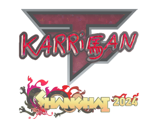 Sticker | karrigan (Glitter) | Shanghai 2024