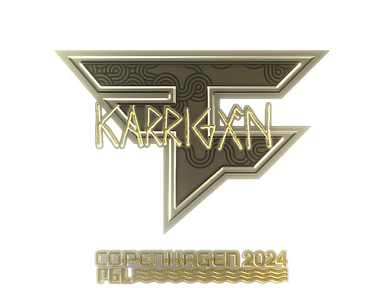 Sticker | karrigan (Gold) | Copenhagen 2024
