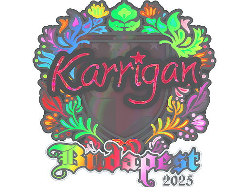 Sticker | karrigan (Holo) | Budapest 2025