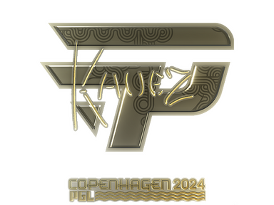 Sticker | kauez (Gold) | Copenhagen 2024