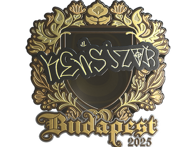 Sticker | kensizor (Gold) | Budapest 2025